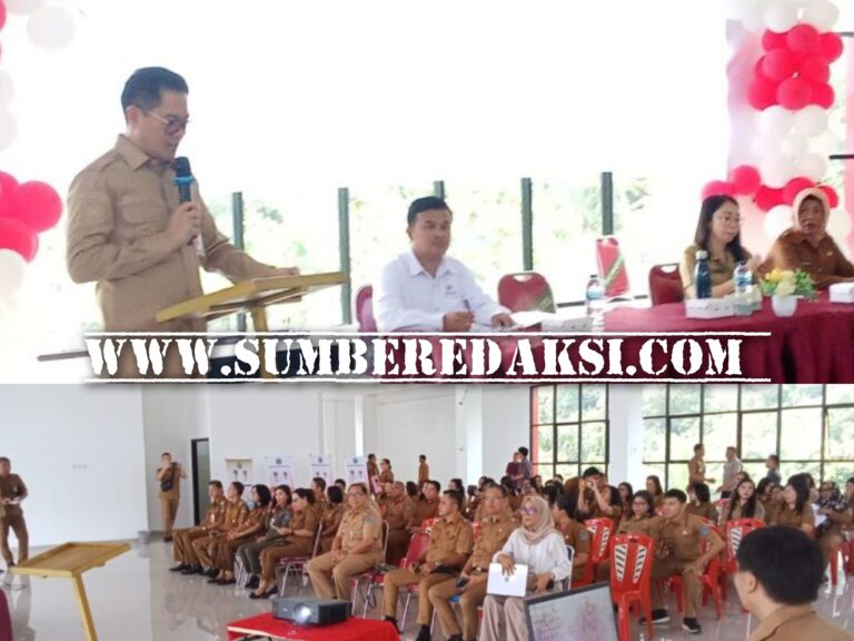 Bupati Joune Ganda Buka Sosialisasi Sistem Informasi Penyajian Data Gender dan Anak Tahun 2025