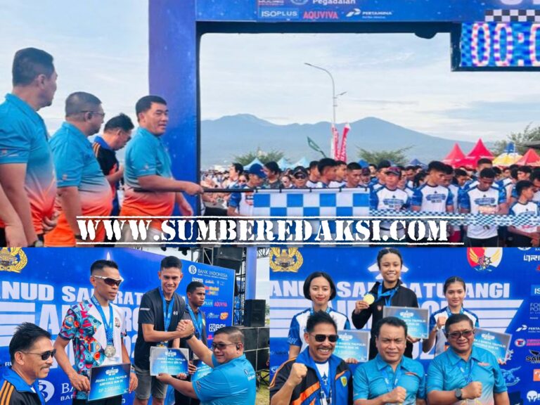 Gubernur Sulut YSK Lepas 1300 Peserta Airforce Run 2025 