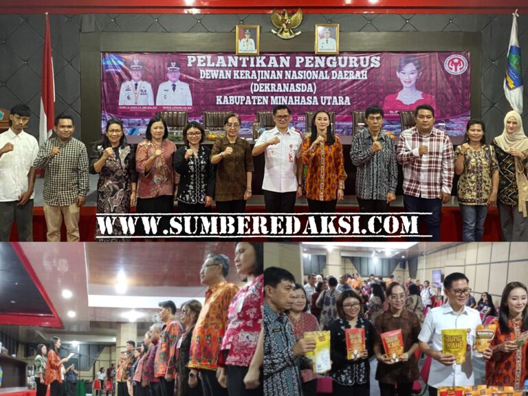 Pelantikan Pengurus Dekranasda Minahasa Utara Periode 2025-2030, Dihadiri Bupati Joune Ganda