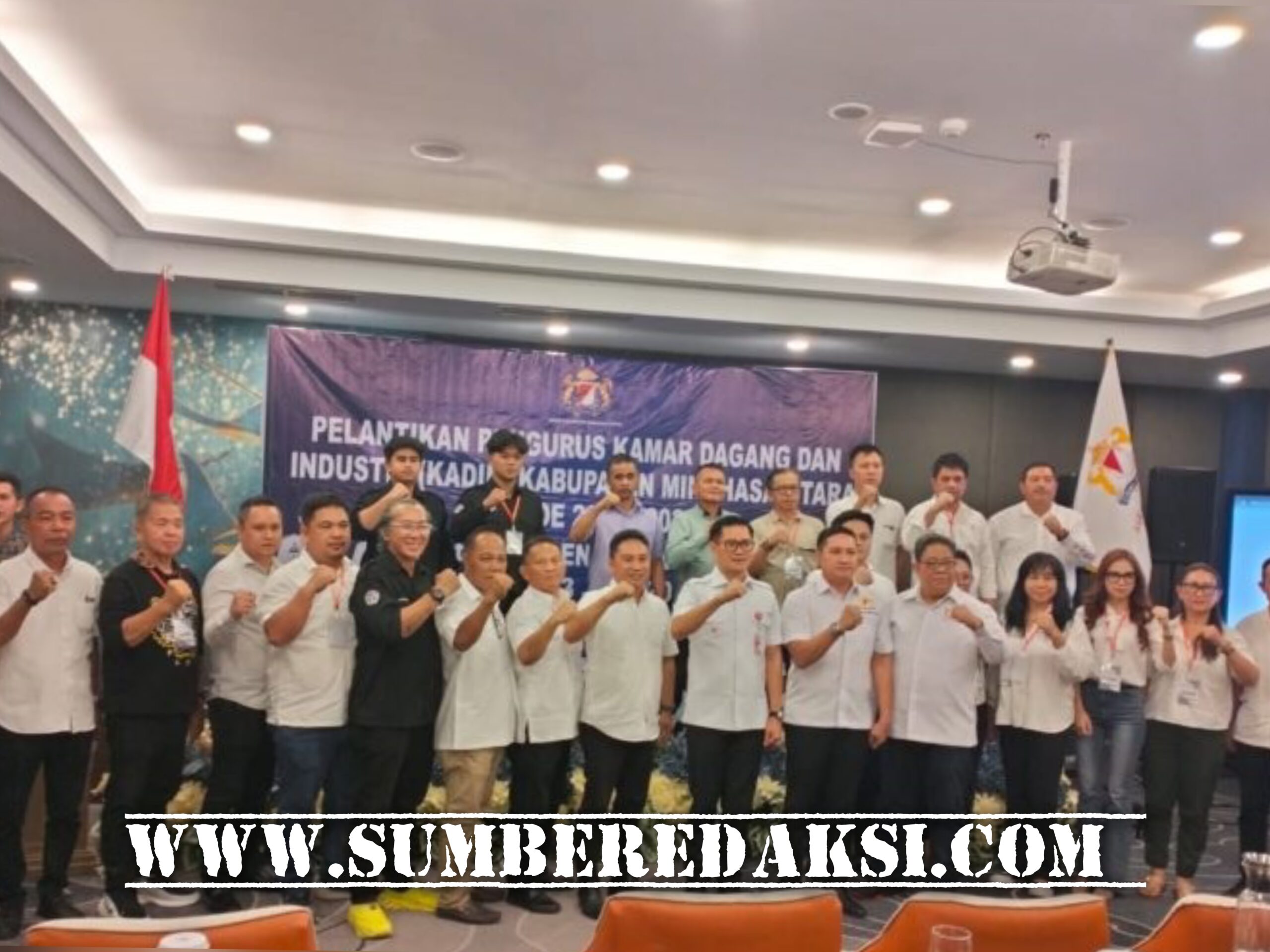 Joutje Dengah Resmi Pimpin Kadin Minut Periode 2025-2030