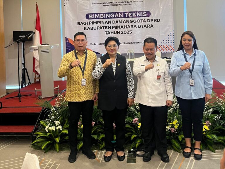 Bimtek DPRD Minut di Jakarta Merujuk PP Nomor 12 Tahun 2018