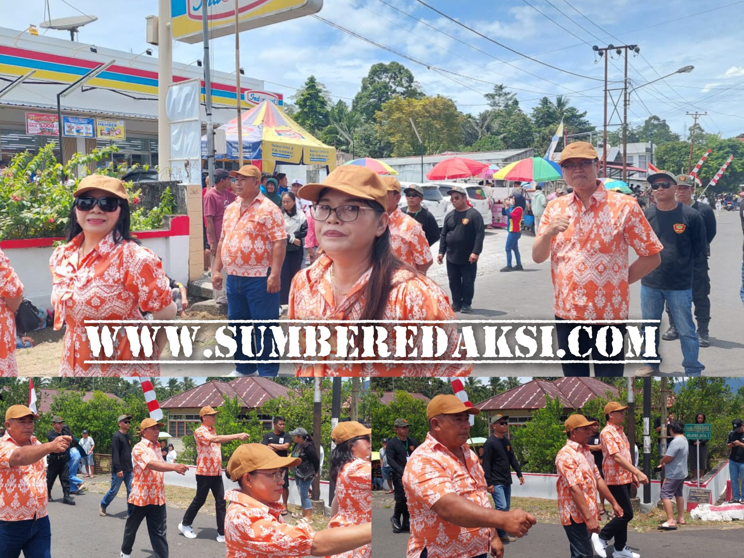 Meriahkan HUT RI ke-80, Ribuan Masyarakat Tumpah Ruah di Jalan Kauditan 