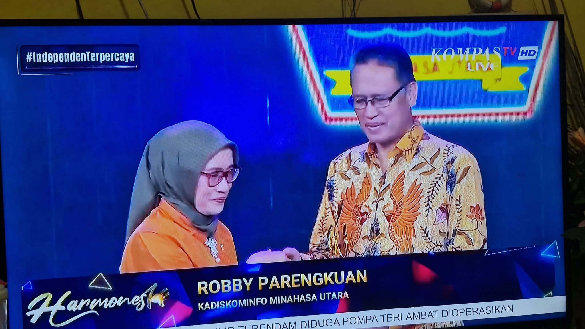 Minut Raih Penghargaan Daerah Peduli Layanan Publik dari Kompas TV