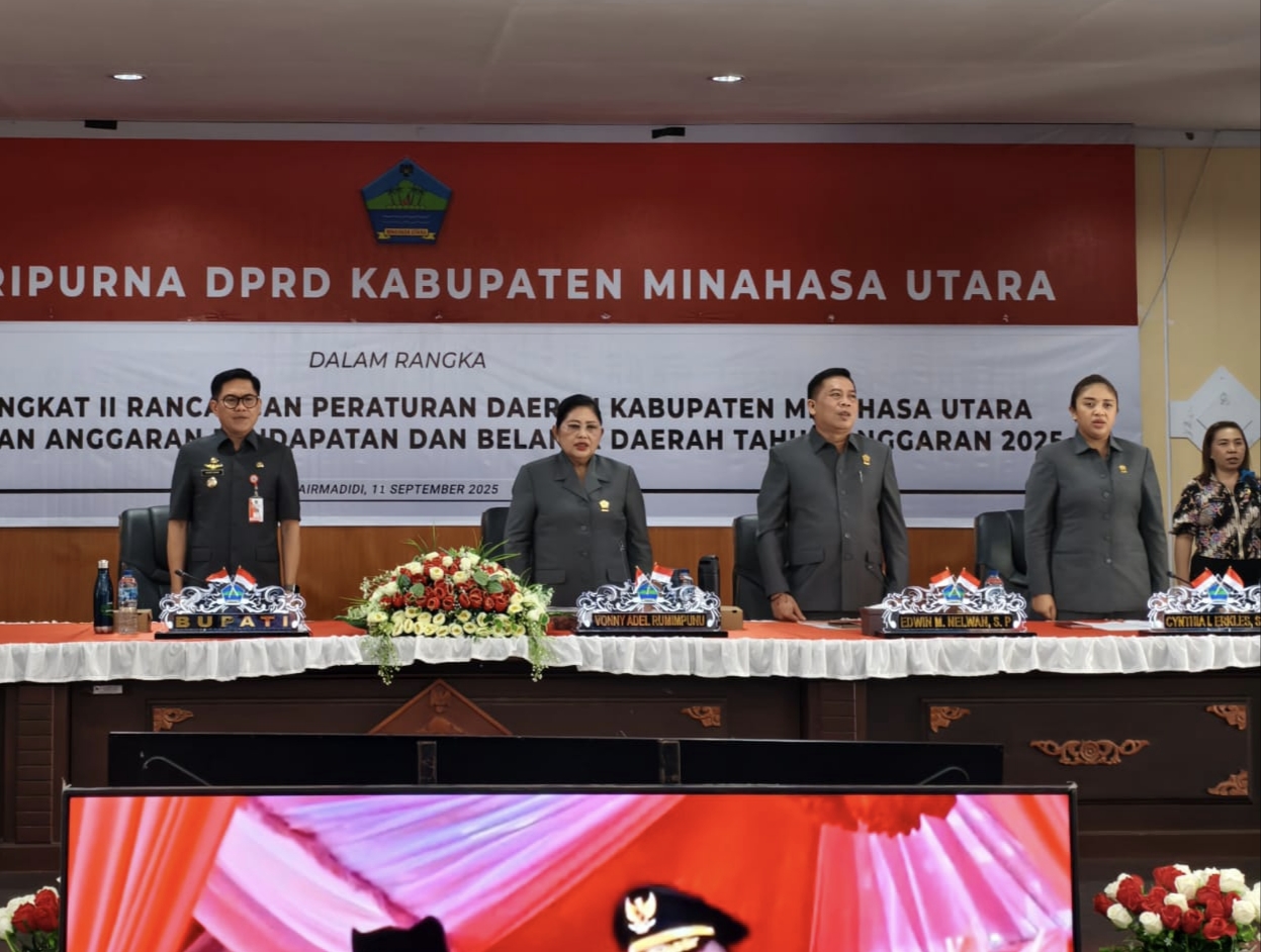 Bupati Joune Ganda Tekankan Efisiensi dan Transparansi di Rapat Paripurna DPRD Tetapkan Perubahan APBD 2025