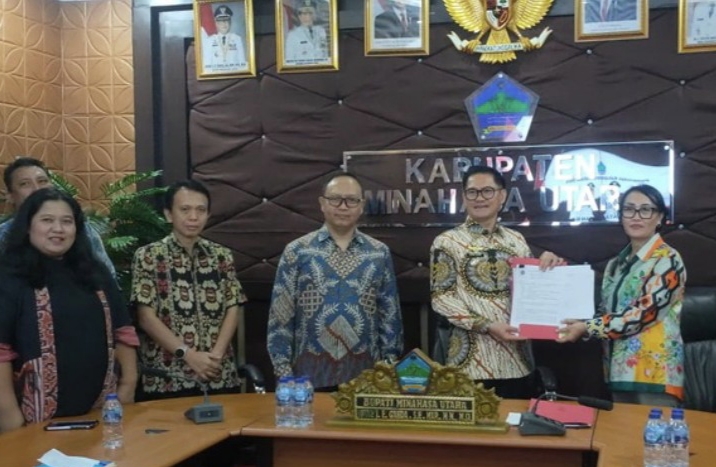 KPK Apresiasi Kinerja Pemkab Minut Dalam Kepatuhan Developer Serahkan PSU 