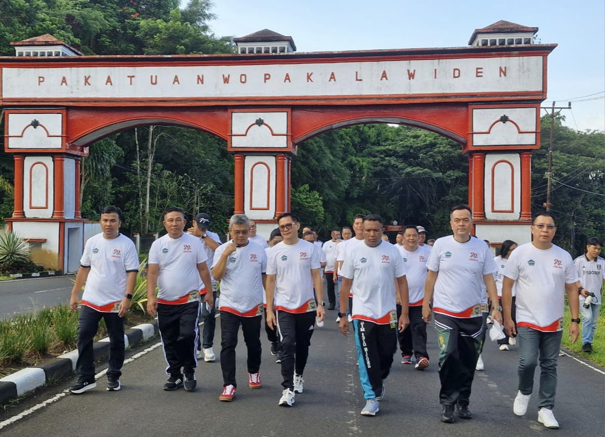 Jalan Sehat dan Senam Zumba Buka Rangkaian Kegiatan di HUT Minahasa Utara ke-22
