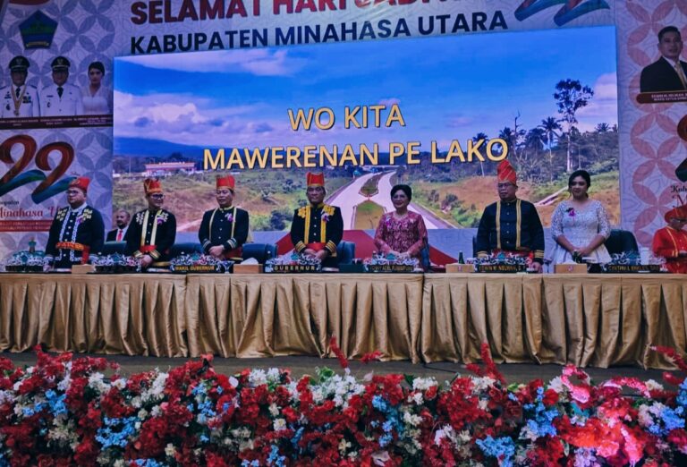 DPRD Minut Gelar Paripurna Istimewa di HUT ke-22 Kabupten Minahasa Utara, Dihadiri YSK-VICTORY