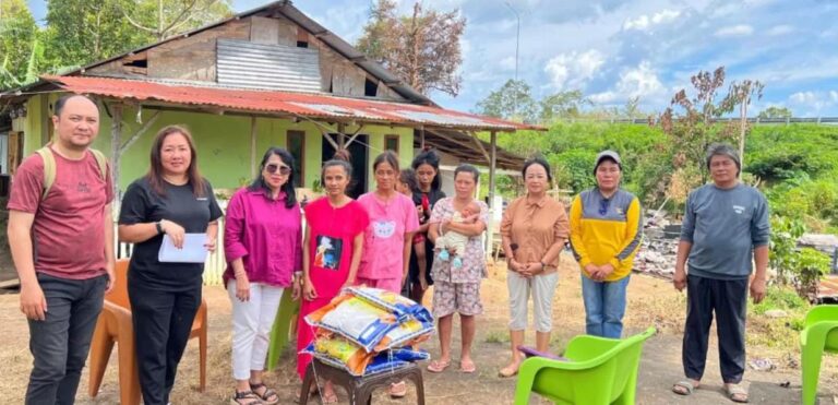 Pemkab Minut Gercep Berikan Bantuan Pangan Kepada Korban Kebakaran di Kauditan Dua