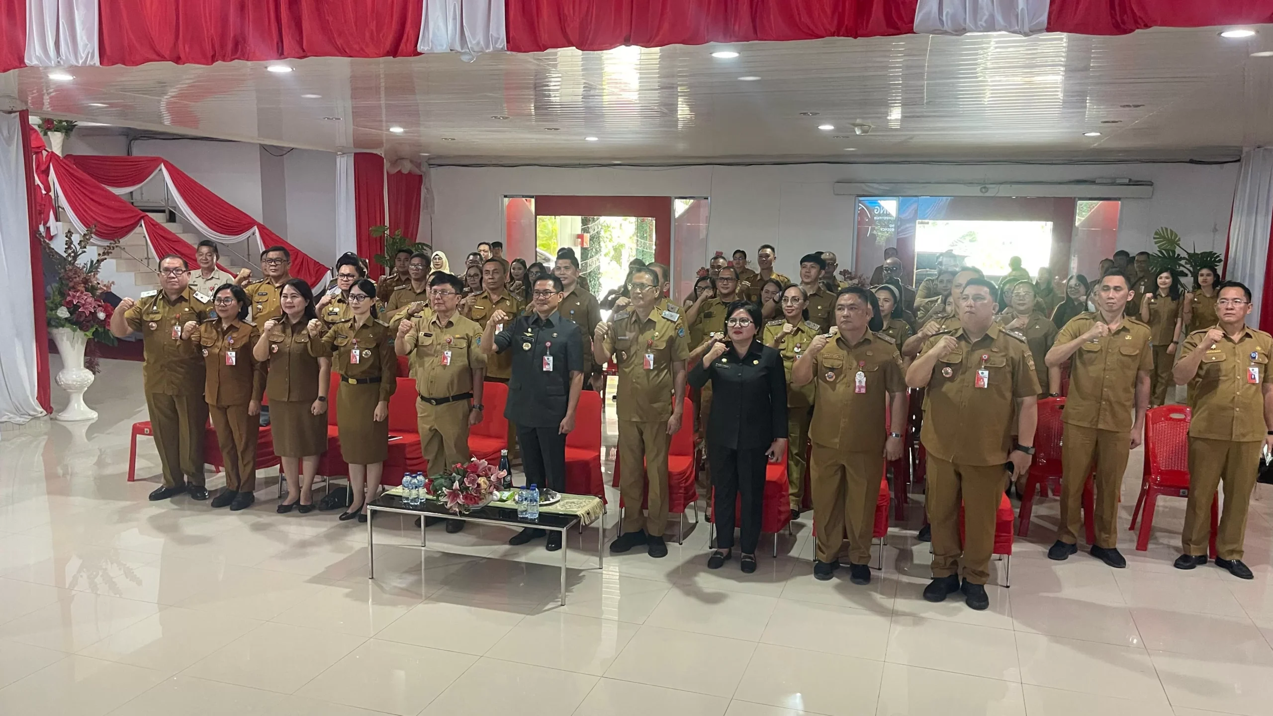 Bupati Joune Ganda Luncurkan Open Innovation Competition for Local Youth Climate Action Fund North Minahasa Regency Tahun 2026