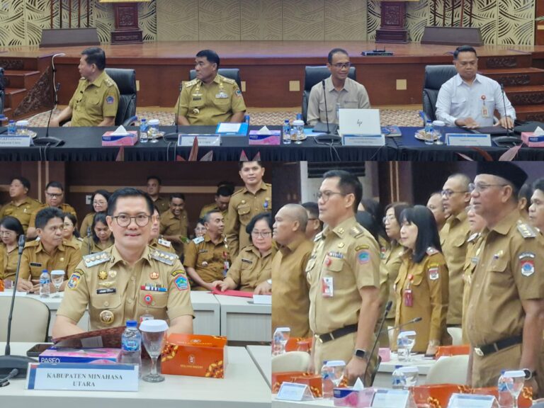 Bupati Joune Ganda Hadiri Pertemuan High Level Meeting di Kantor Perwakilan BI Provinsi Sulut 