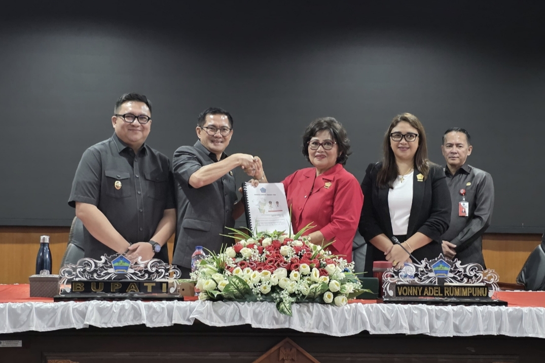 DPRD Minut Gelar Rapat Paripurna Pembacaan LKPJ Tahun 2025