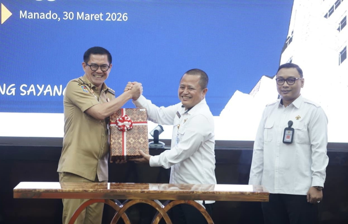 Targetkan WTP, Bupati Joune Ganda Serahkan LKPD 2025 Ke BPK Perwakilan Sulut 
