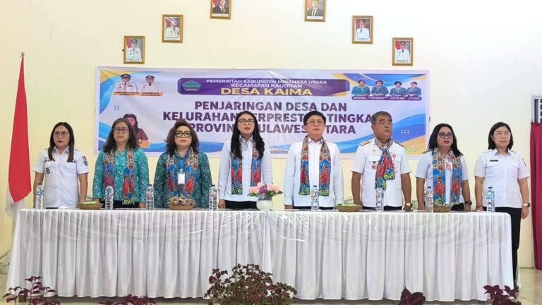 Desa Kaima Ditunjuk Mewakili Minut Dalam ajang Penjaringan Desa Tingkat Provinsi Sulawesi Utara Tahun 2026.