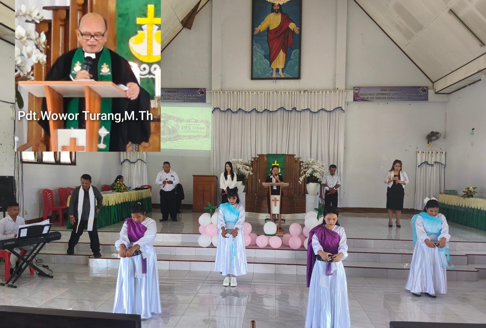 Momentum HUT ke-195 PI/PK, GMIM Betania Malendeng Laksanakan Ibadah Kreatif