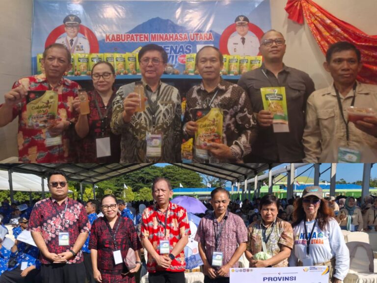 Wihhh, Pemkab Minut Wakili Sulut Dirikan Stan Pameran di Pekan Nasional Petani Nelayan XVII Gorontalo.