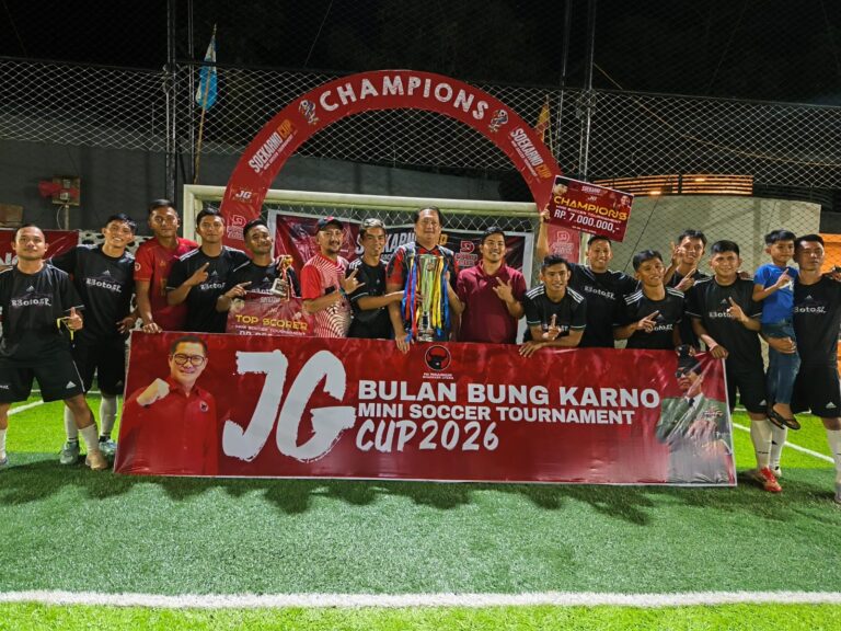 B3otoSR Jawara di Open Tournament Mini Soccer Piala JG Cup 2026 