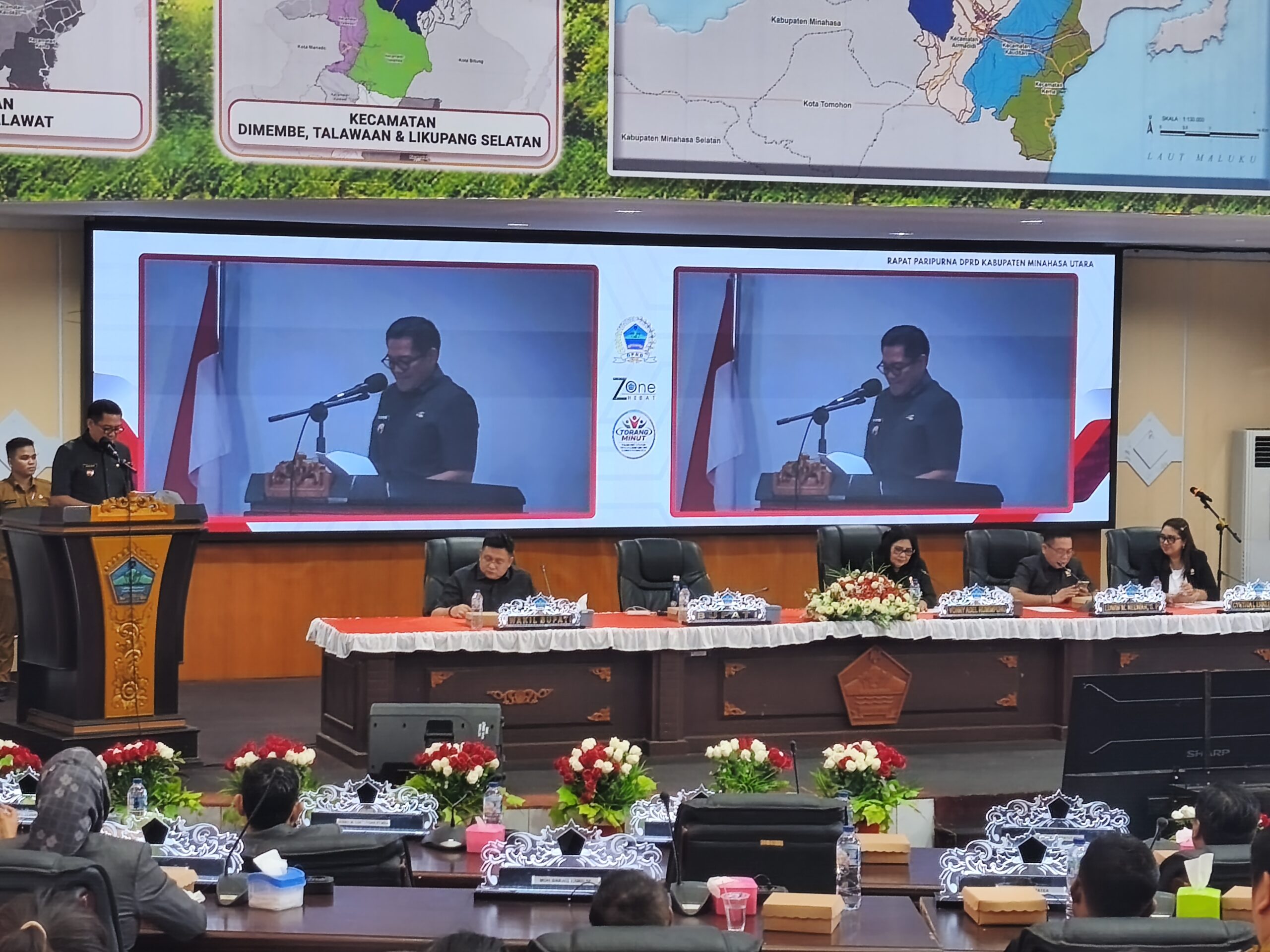 DPRD Minut Gelar Rapat Paripurna Ranperda Strategis Bagi Penyelenggaraan Pemerintahan dan Pembangunan Daerah