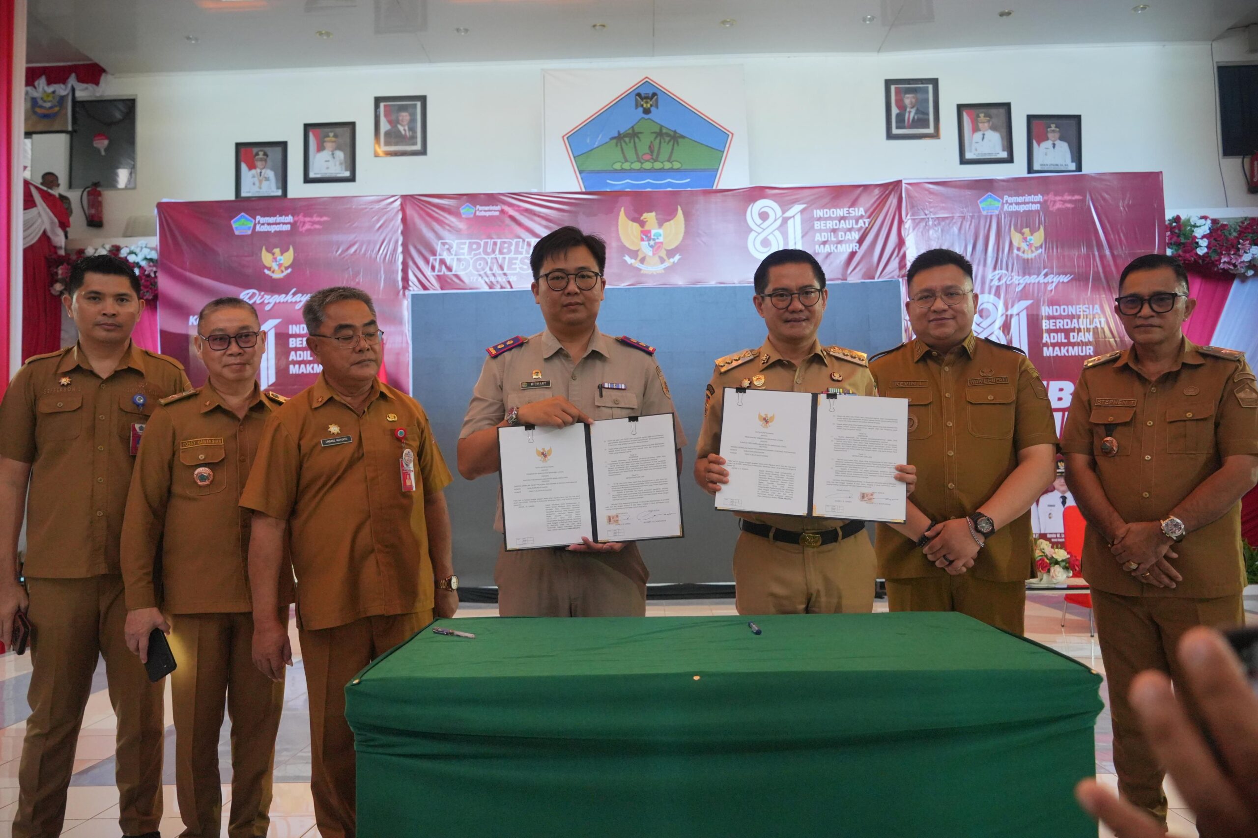 Rombak Tata Kelola Agraria, Pemkab Minut Gandeng KPK dan BPN Taken MOU