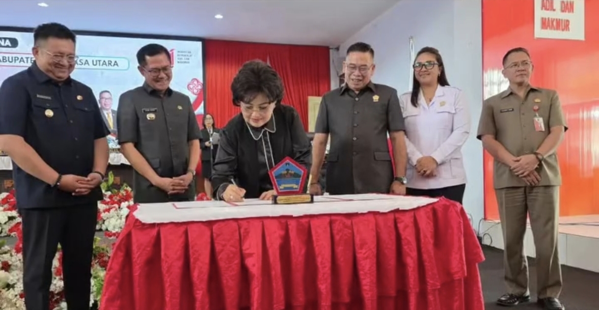 Rapat Paripurna DPRD Minut Dalam Rangka Penandatanganan Nota Kesepakatan Rancangan P-KUA dan Rancangan P-PPAS 2026