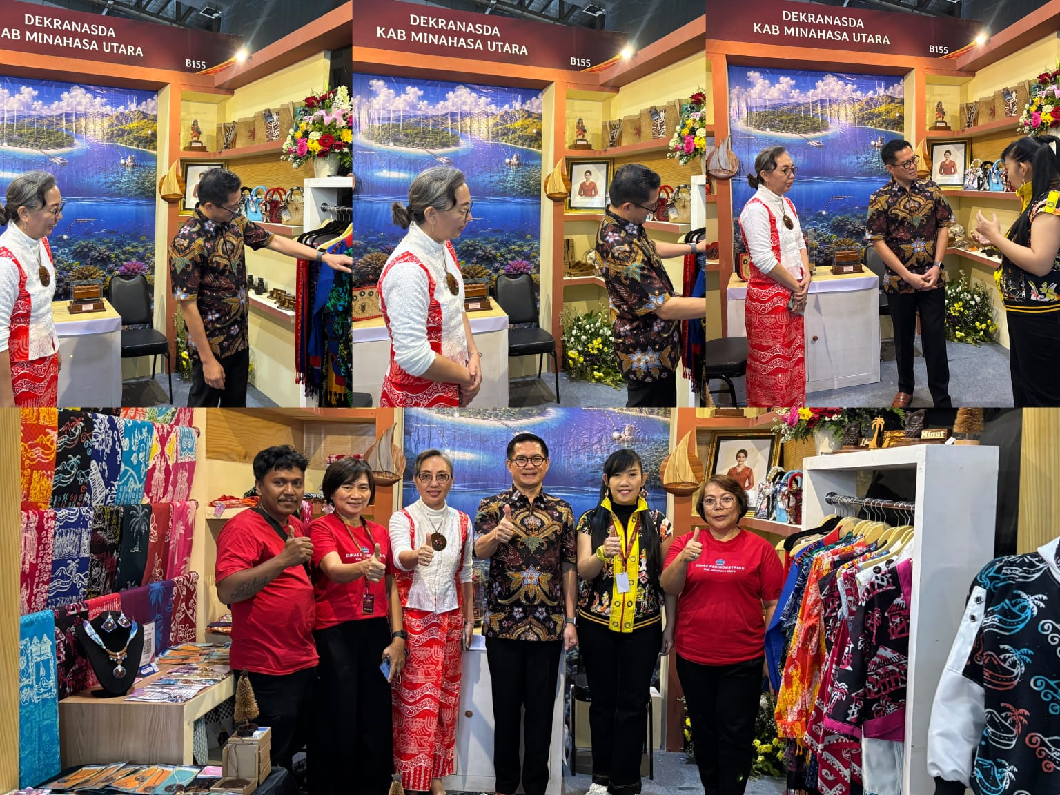 Wow..! Bupati Joune Ganda Dorong Produk Kerajinan Tangan Dan karya Ekonomi Kreatif asal Minut Tembus Kancah Internasional