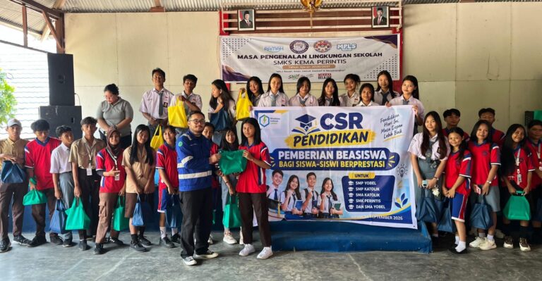 PT. MCL Berikan Bantuan Pendidikan ke 5 Sekolah di Minut Untuk 84 Siswa Siswi 