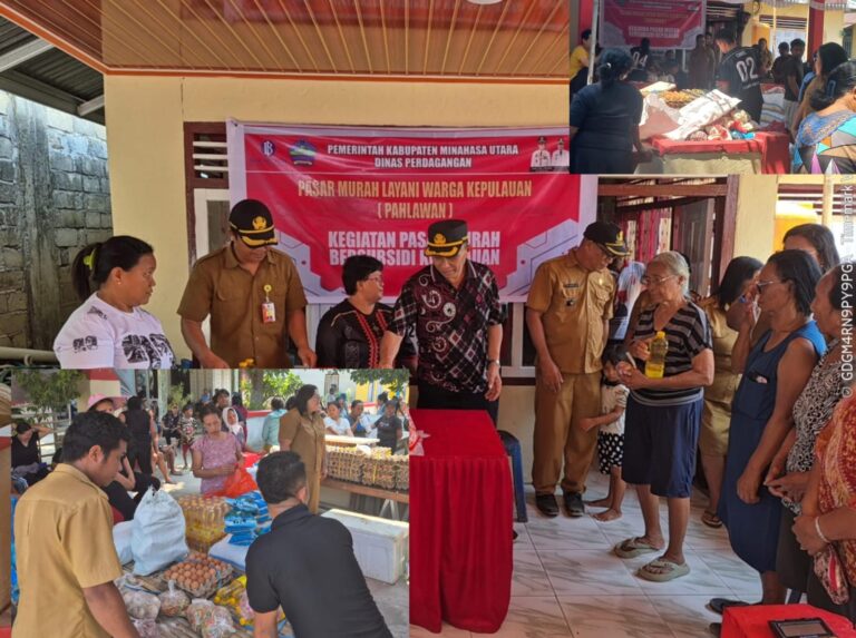 Gelar Pasar Murah, Warga Kepulauan Di Desa Gangga Antusias Sambut Dinas Perdagangan