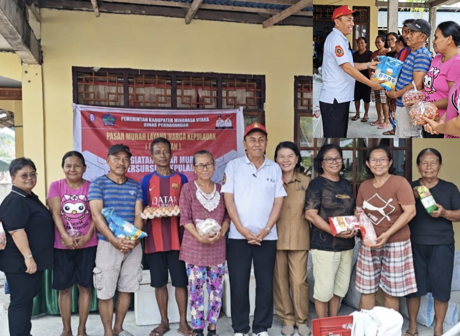 Sebrangi Lautan, Dinas Perdagangan Minut Gelar Pasar Murah di Desa Lihunu