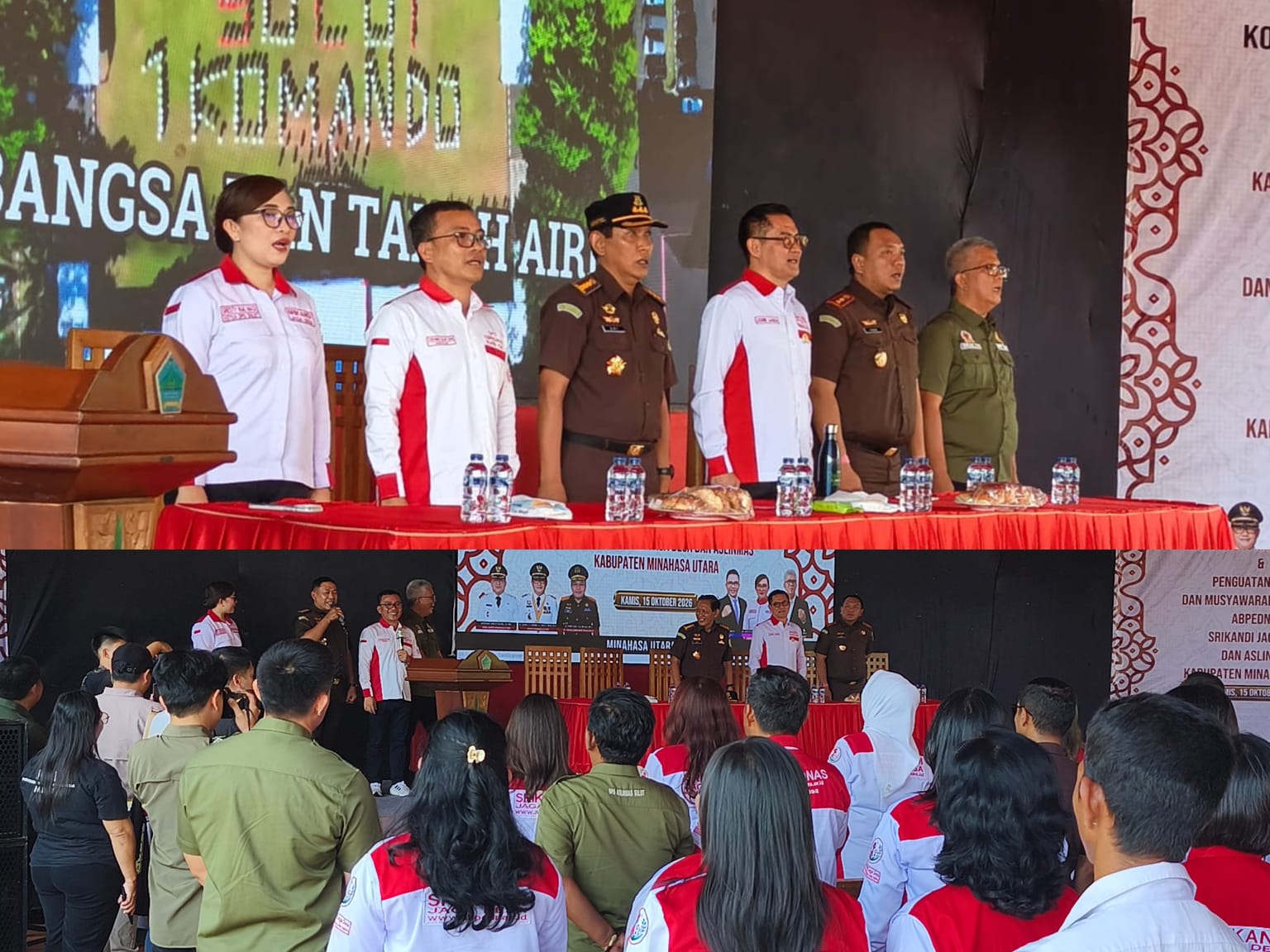 Dihadiri Bupati Joune Ganda, Pelantikan DPC Srikandi Jaga Desa dan DPC Aslinmas Kabupaten Minahasa Utara Sekaligus Konsolidasi Muscam Berjenjang